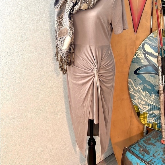 ⭐️Andree By Unit, Softest Rosy Mauve, Front-Knot Dress,So Soft & Easy,Size M - Picture 6 of 16